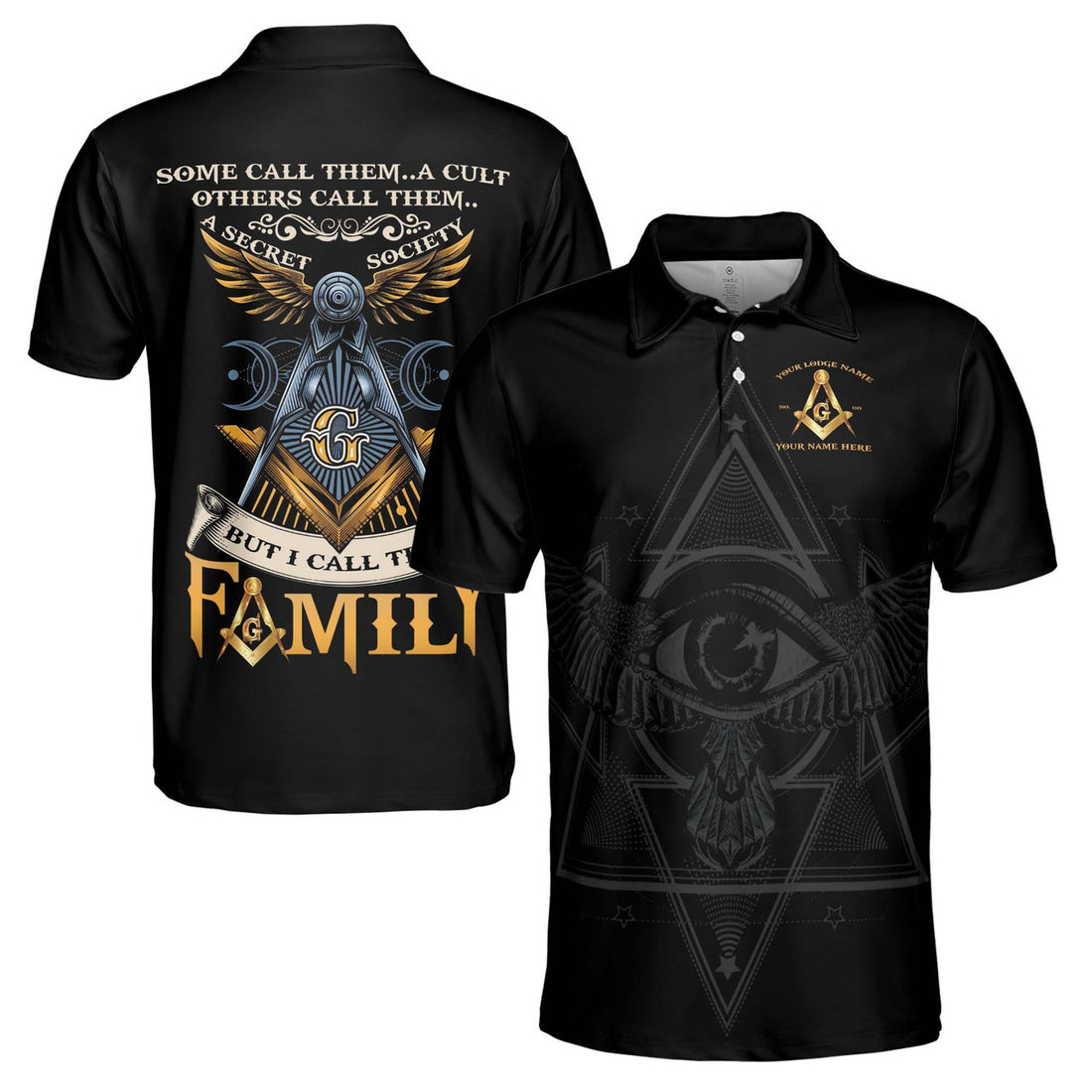 Customized Masonry I Call Them Family Men's Polo Shirt S-5XL - FUKAMASONIC