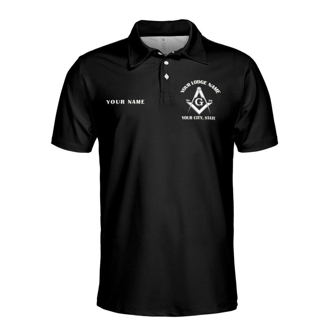 Personalized Master Mason Masonry Men's Polo Shirt S-5XL - FUKAMASONIC