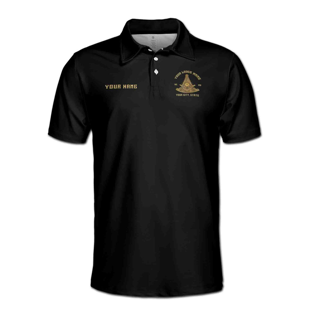 Personalized Freemason Past Master Masonic Men's Polo Shirt S-5XL - FUKAMASONIC