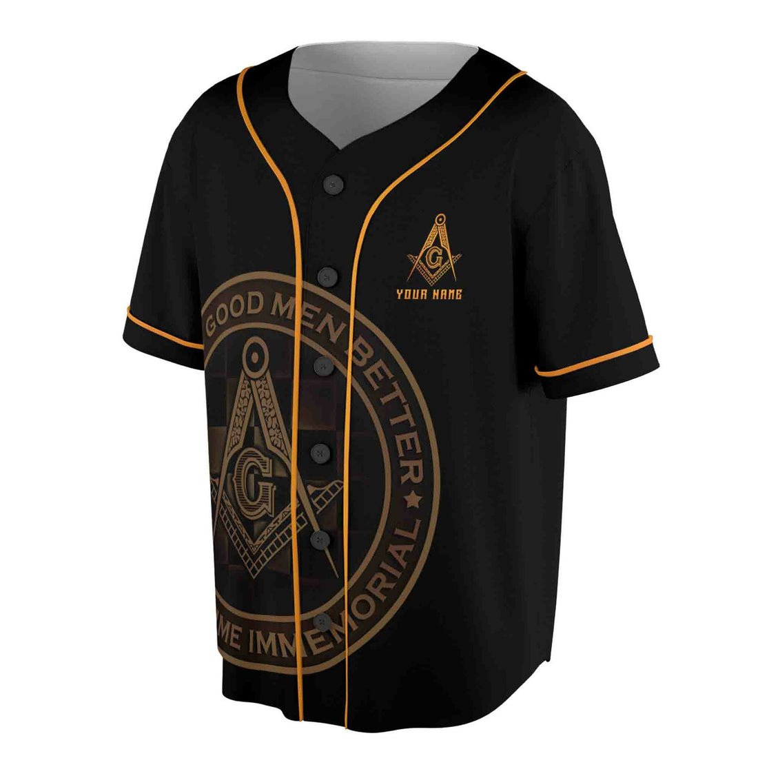 Personalized Making Good Men Better Masonic Lodge Baseball Jersey S-5XL