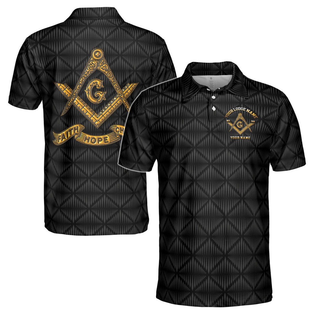 Personalized Master Mason Freemasonry Men's Polo Shirt S-5XL - FUKAMASONIC