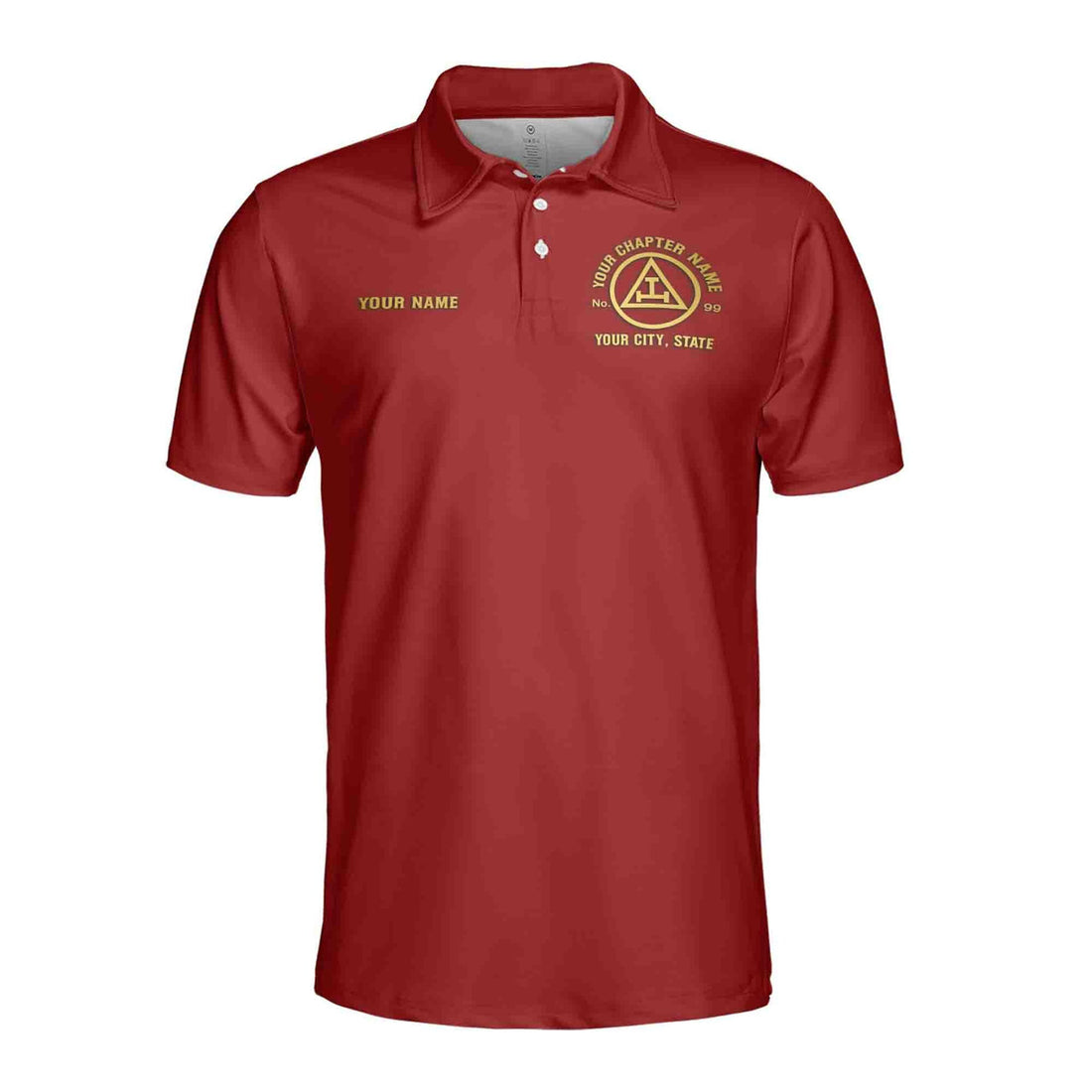 Customized Masonic Royal Arch Mason Men's Polo S-5XL