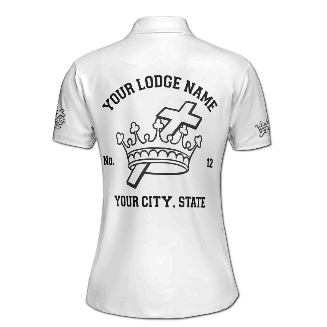 Customize Name Freemasonry Lady Knights Templar Freemasonry Women's Polo Shirt S-5XL - FUKAMASONIC