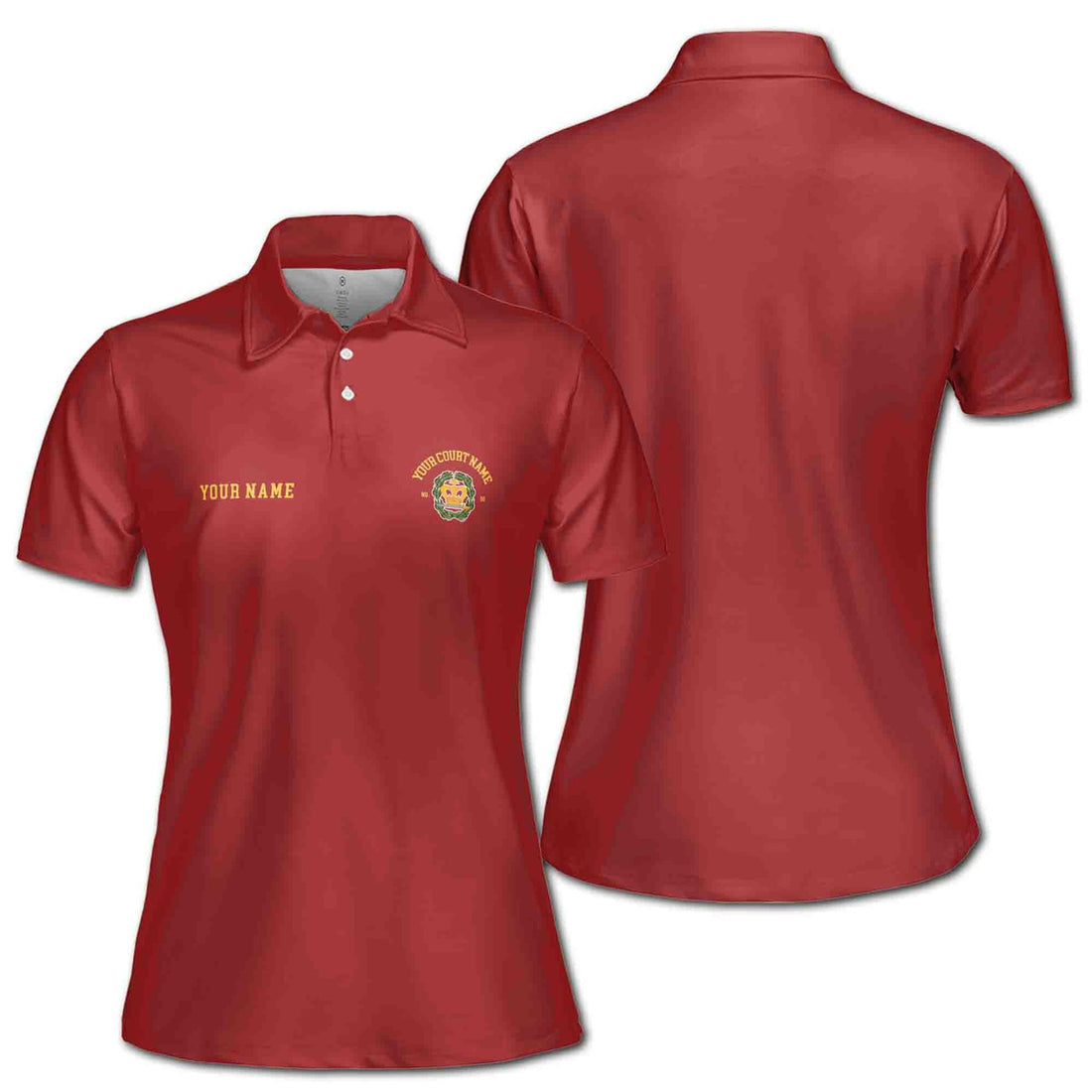 Customized Order of the Amaranth Mason Women's Polo Shirt S-5XL - FUKAMASONIC