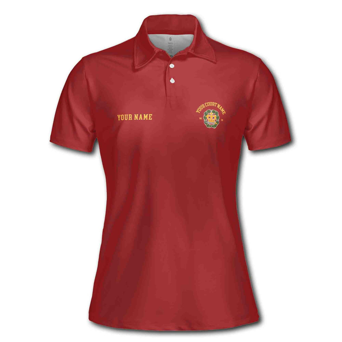 Customized Order of the Amaranth Mason Women's Polo Shirt S-5XL - FUKAMASONIC