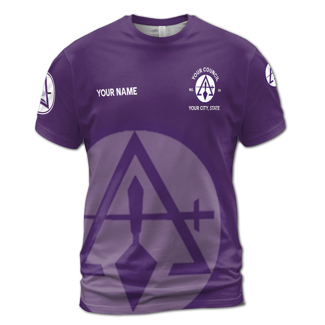 Customized Cryptic Masonry Royal and Select Master Men's T-shirt S-5XL - FUKAMASONIC