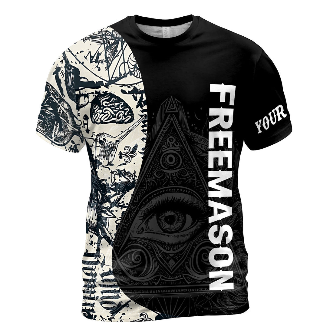 Custom Name Freemason Unlock Your Knowleadge Men's T-Shirt S-5XL - FUKAMASONIC