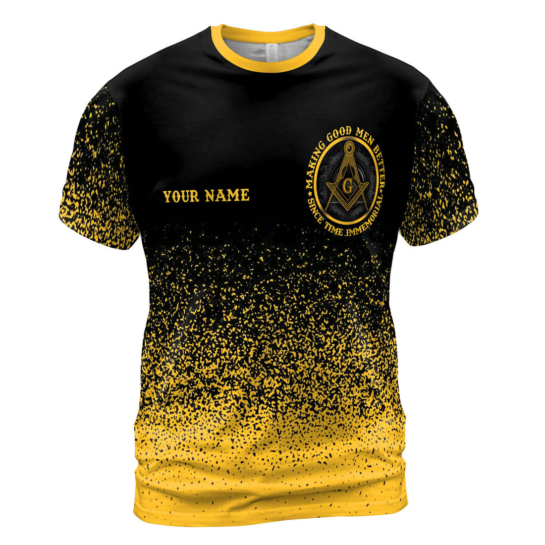 Custom Name Mason Prince Hall Masonry Making A Good Men Better 3D T-Shirt S-5XL - FUKAMASONIC