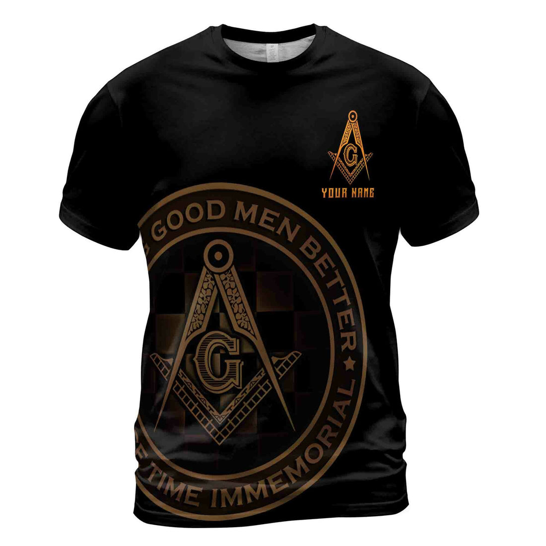 Personalized Making Good Men Better Masonic Lodge Men's T-Shirt S-5XL - FUKAMASONIC