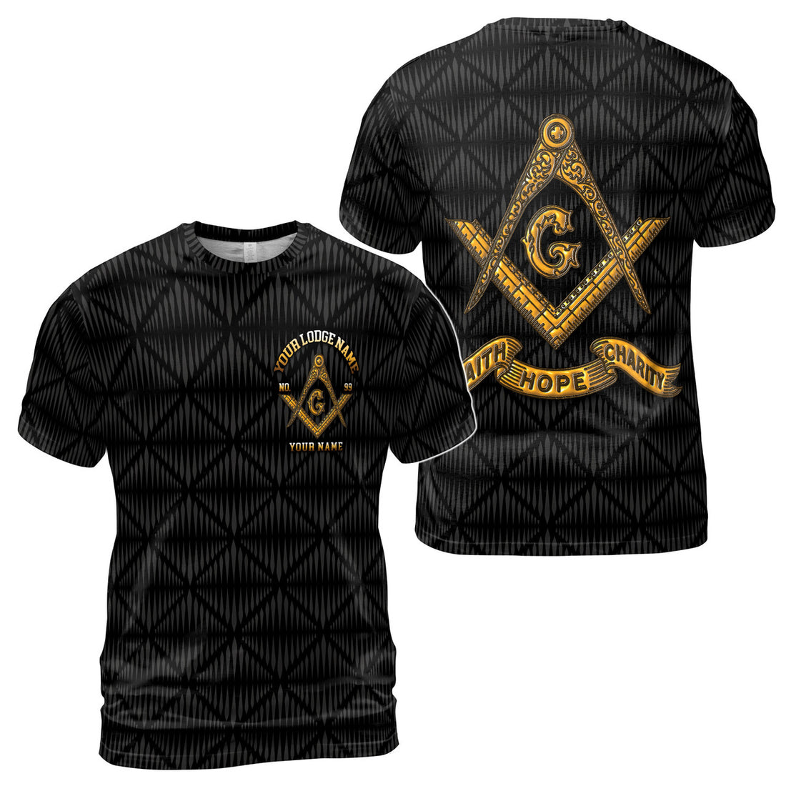 Personalized Master Mason Freemasonry 3D T-shirt S-5XL - FUKAMASONIC