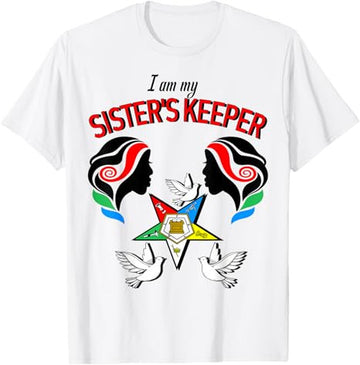 Order Of The Eastern Star OES Ring Diva My Sister's Keeper T-Shirt