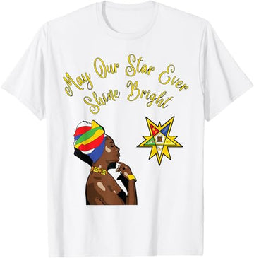 OES Sister May Our Star Ever Shine Bright Juneteenth Day T-Shirt