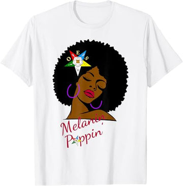 OES Melanin Sister Afro of the Eastern Star Thanksgiving T-Shirt