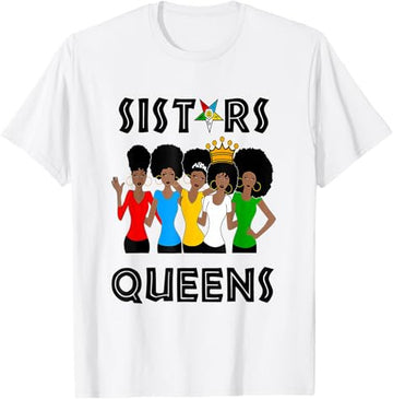 OES FATAL Sistars Queens Ladies Eastern Star Mother's Day T-Shirt