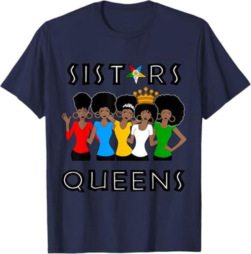 OES Sisters Queen Beautiful Crown Order of the Eastern Star T-Shirt