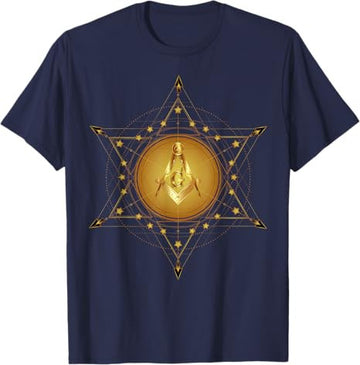 Masonic Square & Compass Freemason Christmas Birthday T-Shirt