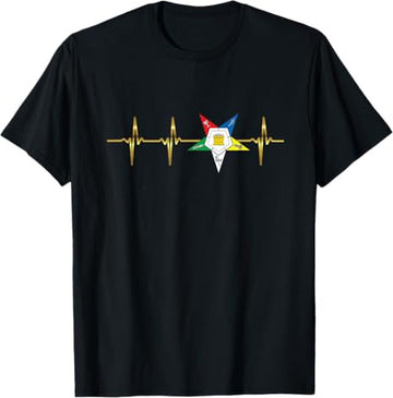 OES Shirts For Women Logo - Heartbeat EKG Pulse T-Shirt
