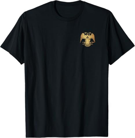 Scottish Rite 32nd Degree Eagle - Masonic Gift T-Shirt for Men