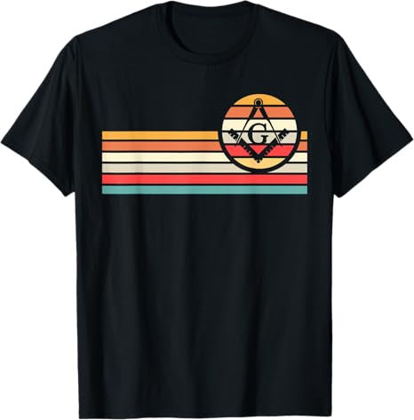 Freemason Masonic Fraternal Freemasonry Square Compass T-Shirt