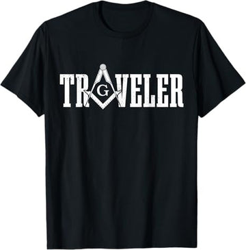 Mason Traveler Masonic Square and Compass T-Shirt