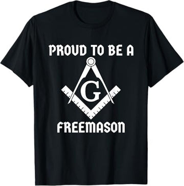 Proud To Be A Freemason Square Compass Freemason T-Shirt