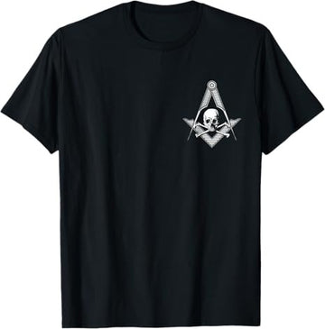 Master Mason Skull Square and Compass, Freemason T-Shirt T-Shirt