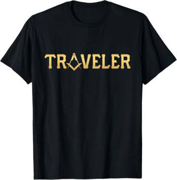 Masonic Traveler Square and Compass - Freemason T-Shirt T-Shirt