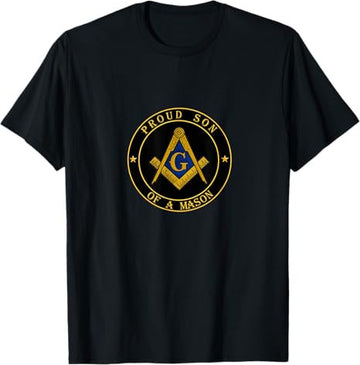 Proud son of a Mason - Freemason symbol Lewis PHA Masonic T-Shirt