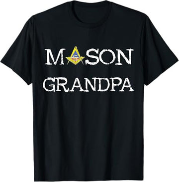 Mason Grandpa Senior Warden PHA Masonic Freemason Lodge T-Shirt