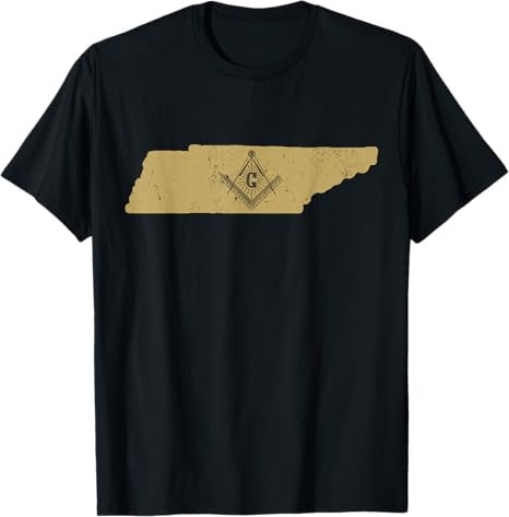 Tennessee Freemason T Shirt With Masonic Symbols