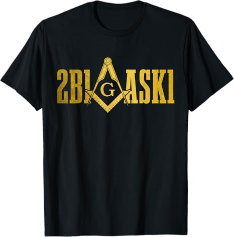 Freemason 2B1ASK1 Mason Masonic Square & Compass T-Shirt