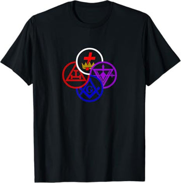 Masonic York rite degrees symbol Freemason lodge Freemasonry T-Shirt