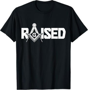 Mason Raised Square & Compass Freemason Masonic T-Shirt
