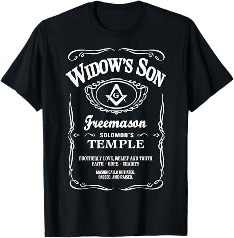Widow's Son T-shirt Freemason T-Shirt