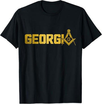 Georgia Mason Atlanta Freemason Masonic Square & Compass T-Shirt