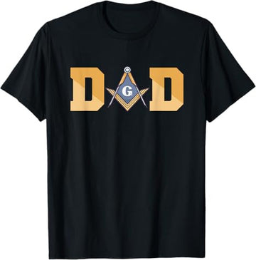 DAD Masonic Sign Father's Day Gift Freemasonry T-Shirt