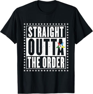 OES Straight The Order Eastern Star Thanksgiving Christmas T-Shirt