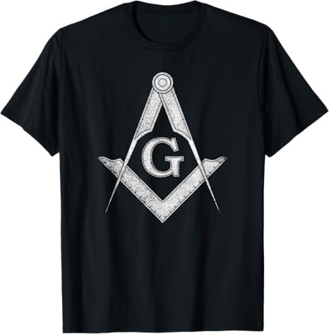 Vintage Masonic Square and Compass - Freemason T-Shirt