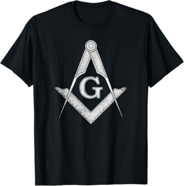 Vintage Masonic Square and Compass - Freemason T-Shirt