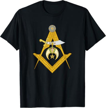 Masonic Square and Compasses Shriners Dad Father's Day T-Shirt