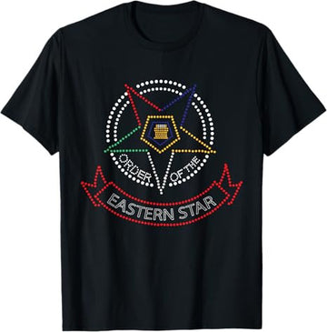 OES Star Symbol Order the Eastern Star Parents Christmas T-Shirt
