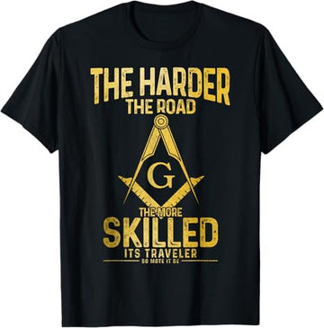 Mason Traveler Square Masonic Compass T-Shirt