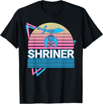 Shriner Retro Freemason Masonic Mystic Shrine T-Shirt