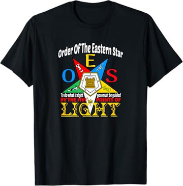 Order Of The Eastern Star OES Guided By The Light Sisterhood T-Shirt