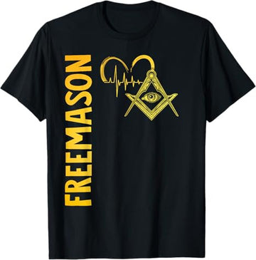 Masonic Freemasonry Fraternal Square Compass Freemasonry T-Shirt