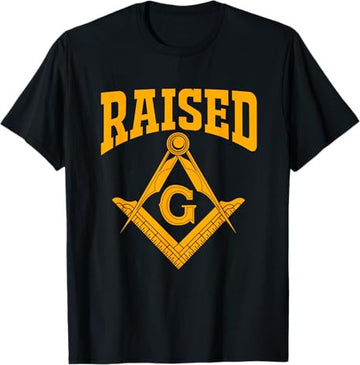 Freemason Lodge Raised Masonic Symbol T-Shirt