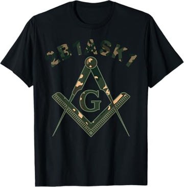 2B1ASK1 Mason Masonic Camo Freemason T-Shirt