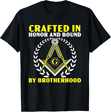 Freemason Masonic Fraternal Square & Compass Symbol T-Shirt