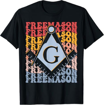 Freemason Groovy Masonic Freemasonry T-Shirt