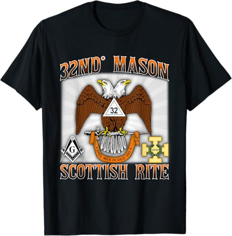 Scottish Rite Mason 32nd Masonic 32 AASR WD Valley Old Style T-Shirt